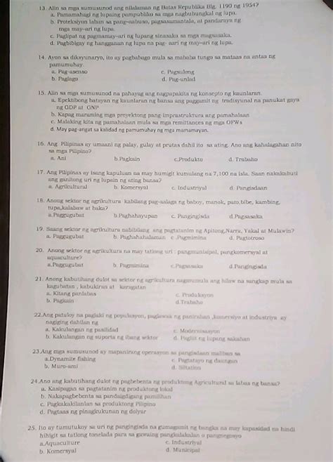 13 Alin sa mga sumusunod ang nilaliman ng .